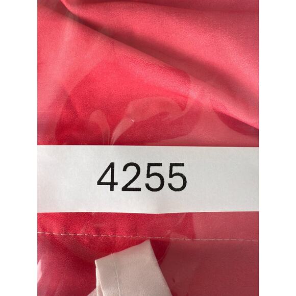 Calvin Klein Size L Ombre Casual Button Top Red White Long Sleeve Collar Shirt - Picture 9 of 9